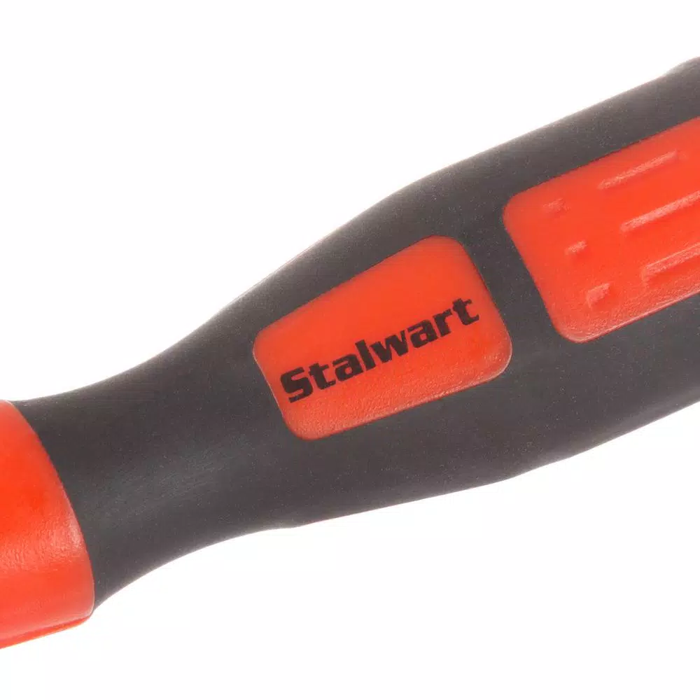 Stalwart 6-Piece Magnetic Tip Screwdriver Set with Wall-Mountable Storage Rack