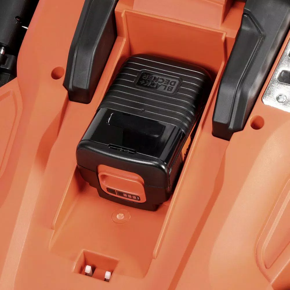 BLACK+DECKER 20 in. 40V MAX Cordless Walk Behind Push Lawn Mower with (2) 2.5 Ah Batteries and Charger