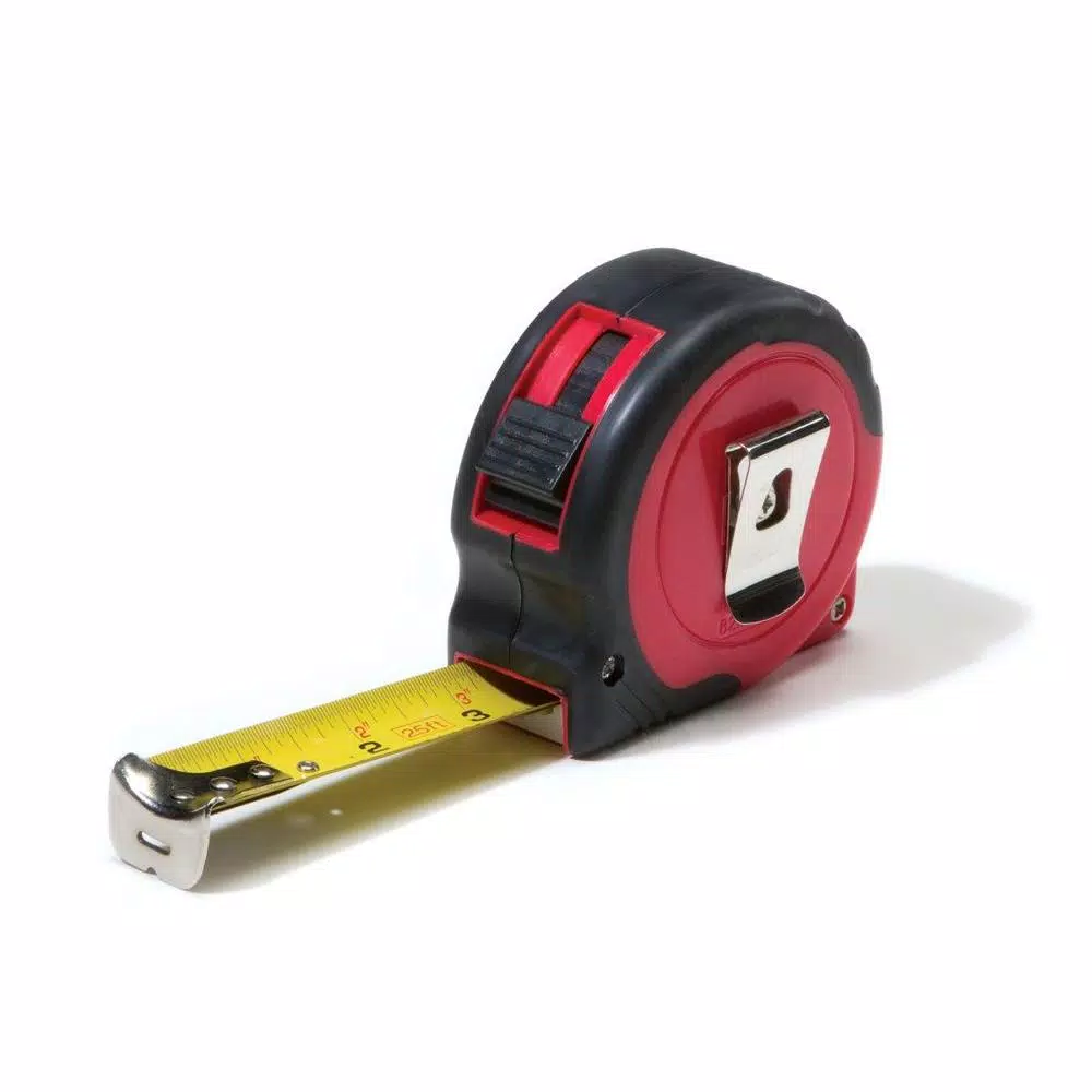 TEKTON 33 ft. x 1 in. Tape Measure with Impact-Resistant ABS Housing and Non-Slip Rubber Grips