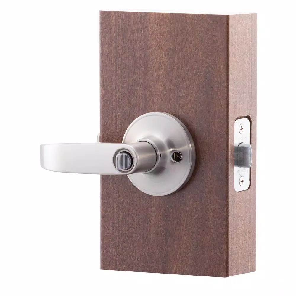 Copper Creek Erin Satin Stainless Keyed Entry Door Lever