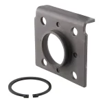 CURT Replacement Swivel Jack Mounting Bracket, Bolt-Through Design thumbnail 1
