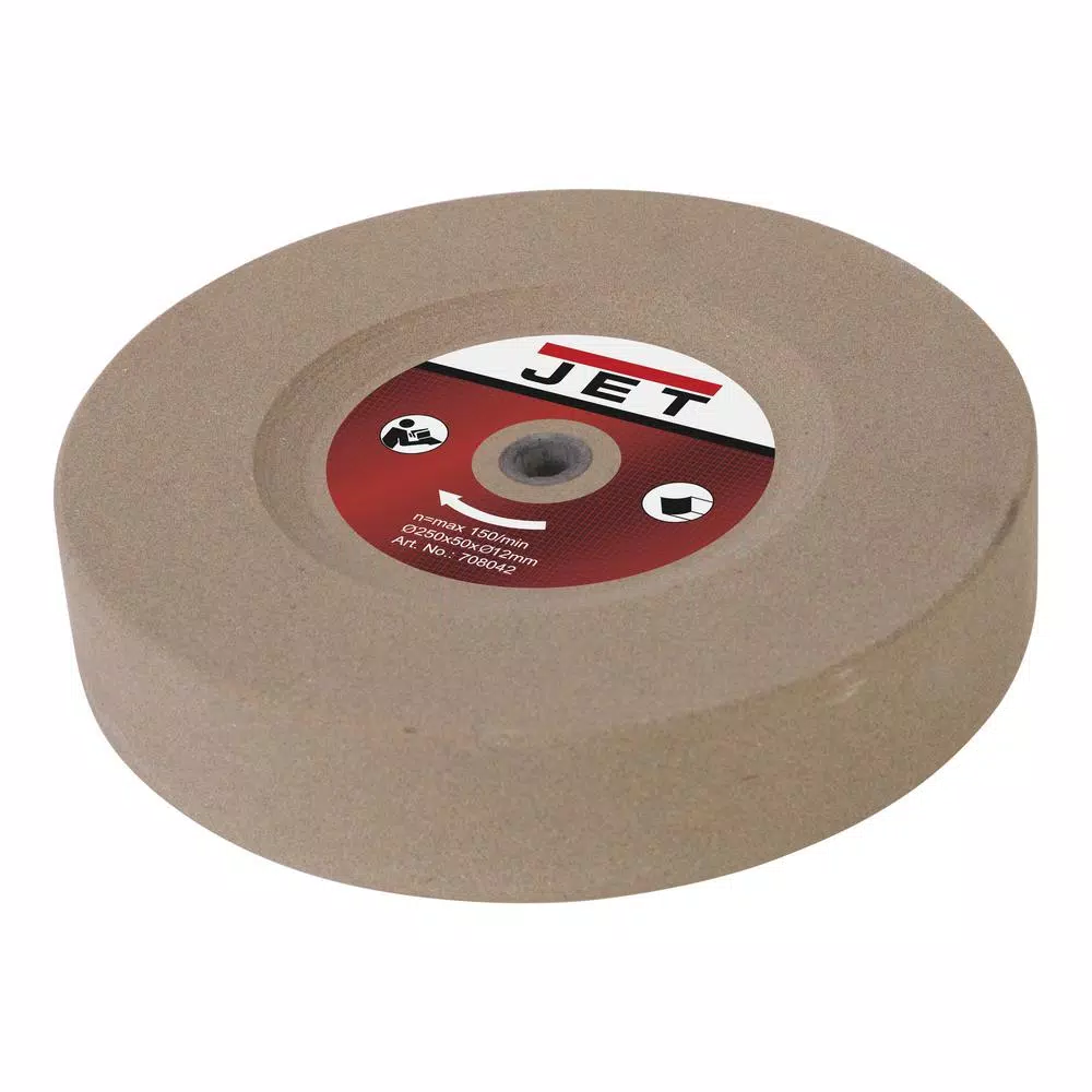 Jet 10 in. Aluminum Oxide Grinding Wheel for JWS-10 Variable Speed Wet Sharpener, 220-Grit