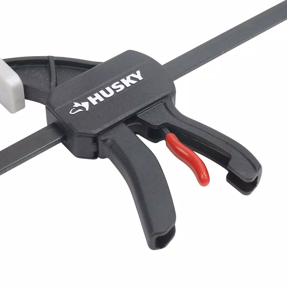 Husky 4.5 in. Micro Trigger Clamp Set, 4-Piece