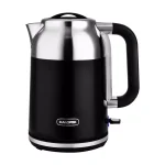 Kalorik Retro 1.7L Electric Kettle, 7-Cup Cordless Water Boiler, Black thumbnail 2