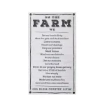 3R Studios On the Farm Rustic Wood Sign - 26 x 15 in. Farmhouse Wall Art thumbnail 1