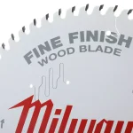 Milwaukee 10 in. Circular Saw Blade 2-Pack, 40-Tooth & 60-Tooth Carbide Blades thumbnail 3