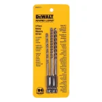 DEWALT 3-Piece Rotary Masonry Bit Set with Carbide Tips and 1/4 in. Hex Shank thumbnail 1
