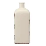 Stonebriar Collection Stonebriar Farmhouse Worn White Ceramic Decorative Vase with Blessed Design thumbnail 2