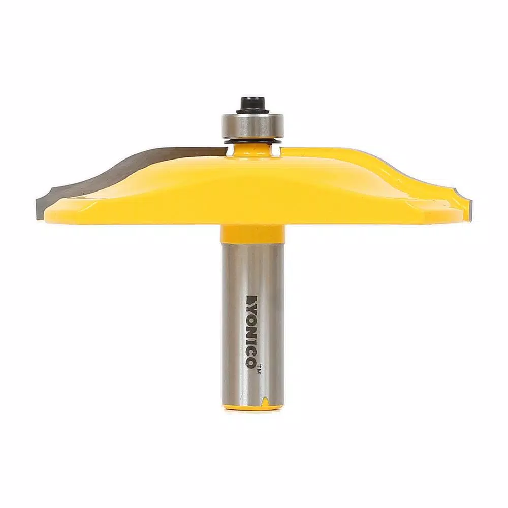Yonico Raised Panel Ogee and Bead Router Bit, 1/2 in. Shank, Carbide Tipped
