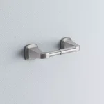 ARISTA Belding Collection Arista Double Post Toilet Paper Holder, Satin Nickel thumbnail 2