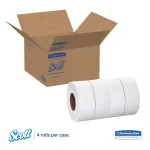 Kimberly-Clark PROFESSIONAL Scott Jumbo Roll Tissue, 2-Ply White, 1000 ft. Rolls (Case of 4) thumbnail 2