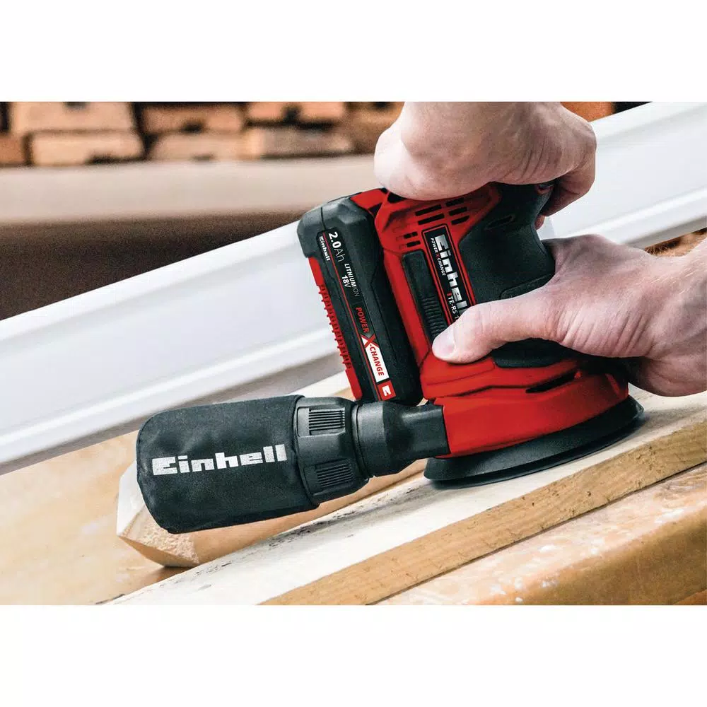 Einhell PXC 18V Cordless 5 in. Variable Speed Random Orbital Sander, Tool Only