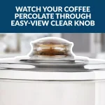 HomeCraft 30-Cup Stainless Steel Electric Coffee Urn with Reusable Filter thumbnail 9