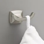 Delta Portwood Double Prong Towel and Robe Hook in SpotShield Brushed Nickel thumbnail 2