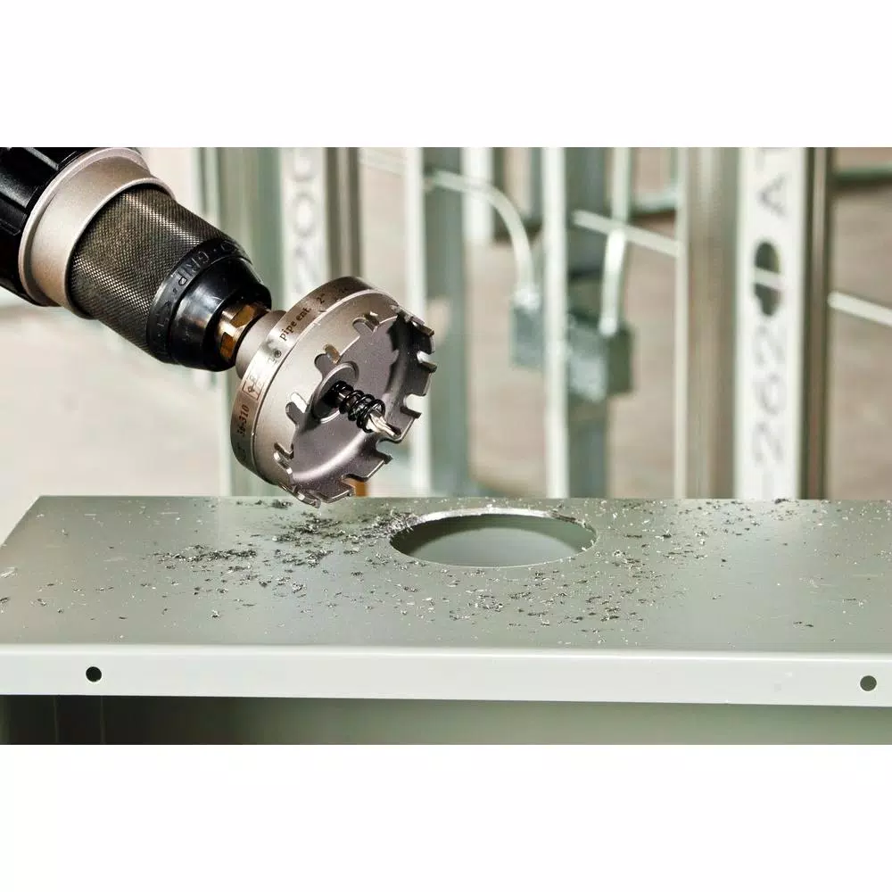 Ideal TKO 4-Piece Carbide Tipped Hole Saw Kit for Metal and Stainless Steel