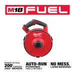 Milwaukee M18 FUEL ANGLER 18V Cordless Pulling Fish Tape Powered Base (Tool-Only) thumbnail 14