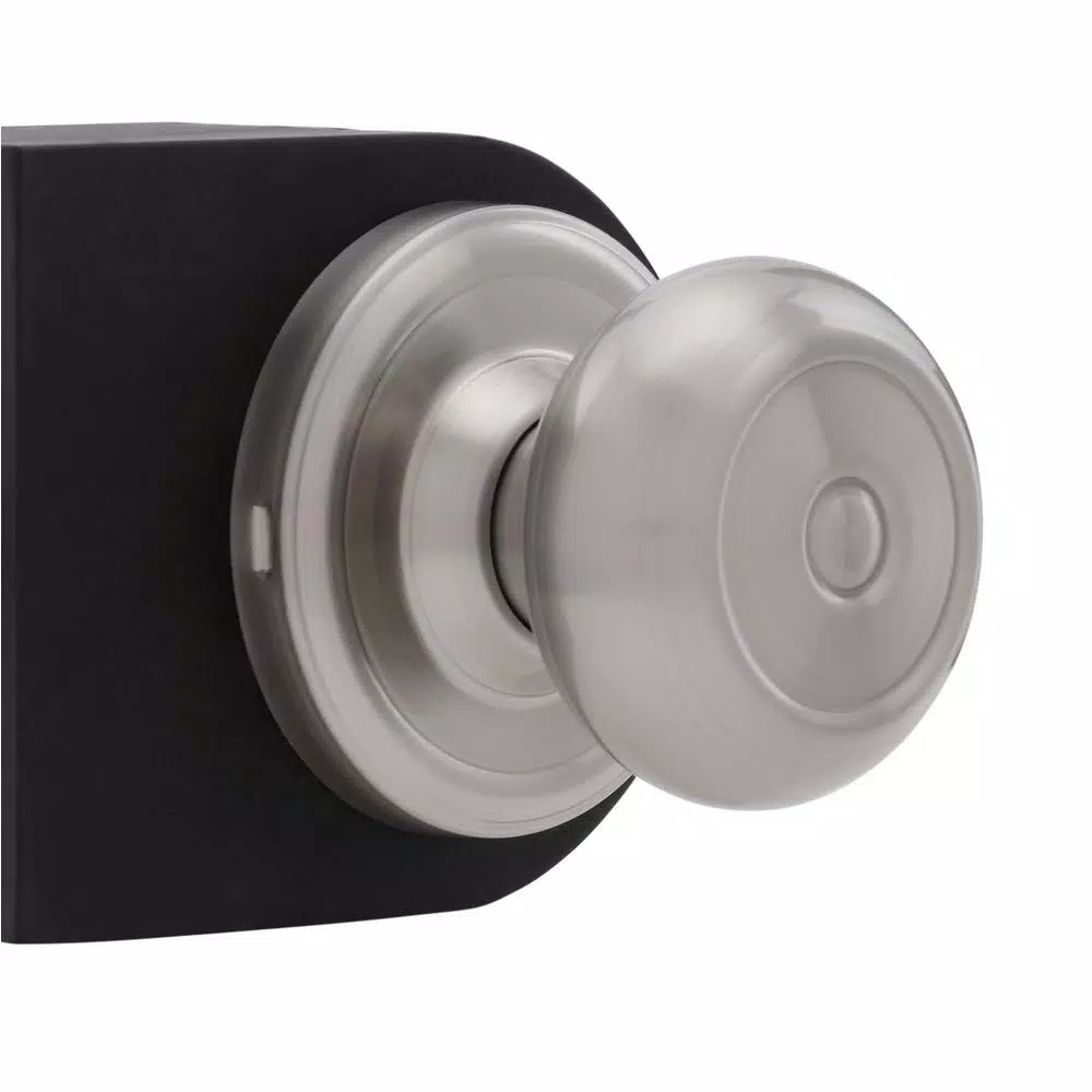 Weslock Savannah Satin Nickel Passage Door Knob for Hallway and Closet