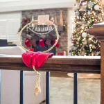Village Lighting Company Red Snowflake Pattern Banister Garland Ties - Pack of 3 thumbnail 2