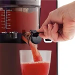 Omega Vertical Slow Speed Masticating Juicer, 150W, Red thumbnail 2