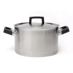 BergHOFF Ron 6.8 Qt. Stainless Steel Stock Pot with Lid, Induction Compatible thumbnail 1