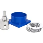 QEP 1-3/8 in. Diamond Hole Saw Kit with Water Delivery System thumbnail 1