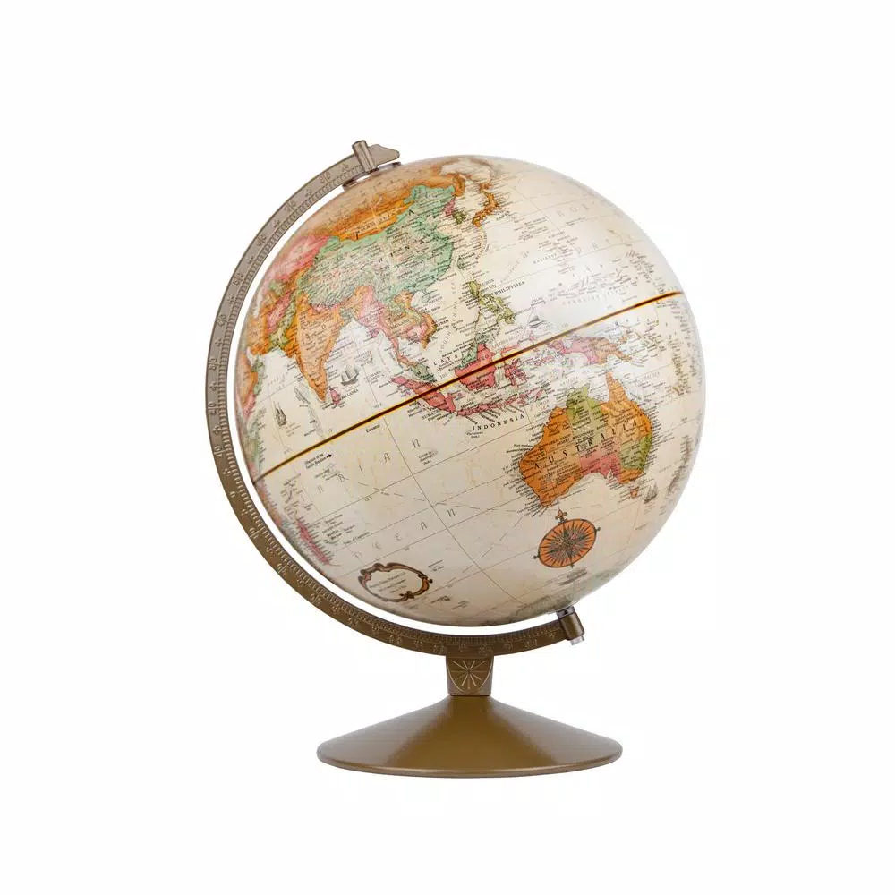 Replogle Franklin 12 in. Political Desk Globe with Metal Base