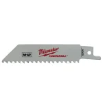 Milwaukee Hackzall 4 in. Wood Cutting Reciprocating Saw Blades, 5 TPI (5-Pack) thumbnail 1