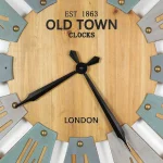Winsome House 23.6 in. MDF Windmill Wall Clock with Natural Wood Finish and Roman Numerals thumbnail 2