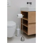 Umbra Tucan Freestanding Toilet Paper Holder with Reserve, Brushed Nickel thumbnail 2