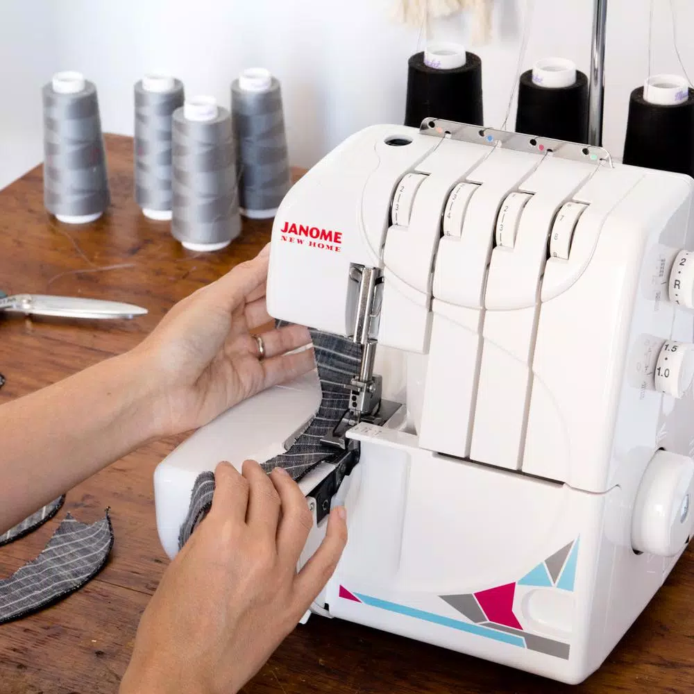 Janome MOD-8933D Serger Machine with 3/4 Thread Capability and Differential Feed