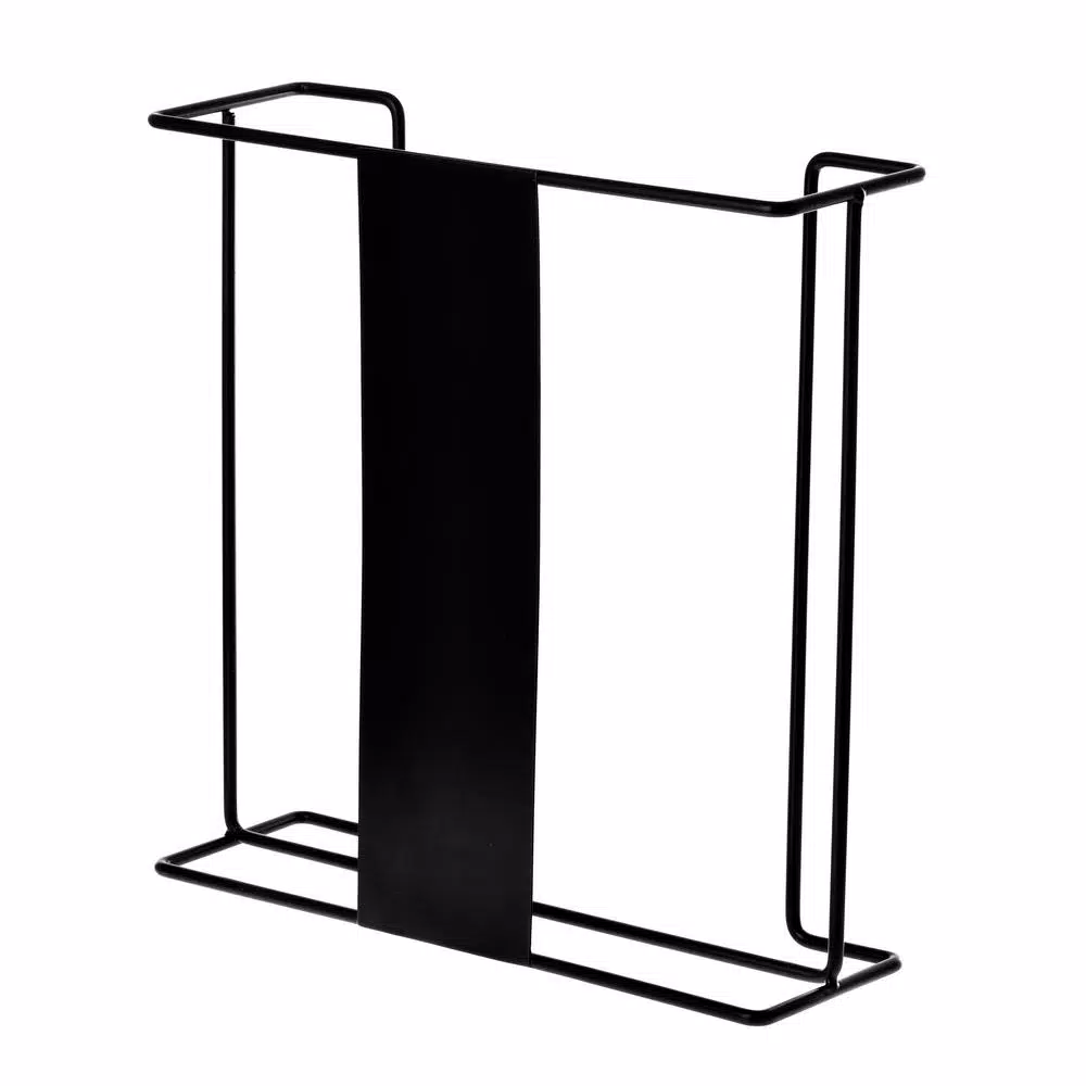 Alpine Industries Double Box Metal Wire Wall Mounted Glove Dispenser, Black