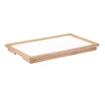 Winsome Ventura Breakfast Bed Tray, Foldable Wood Serving Tray with Melamine Top thumbnail 1