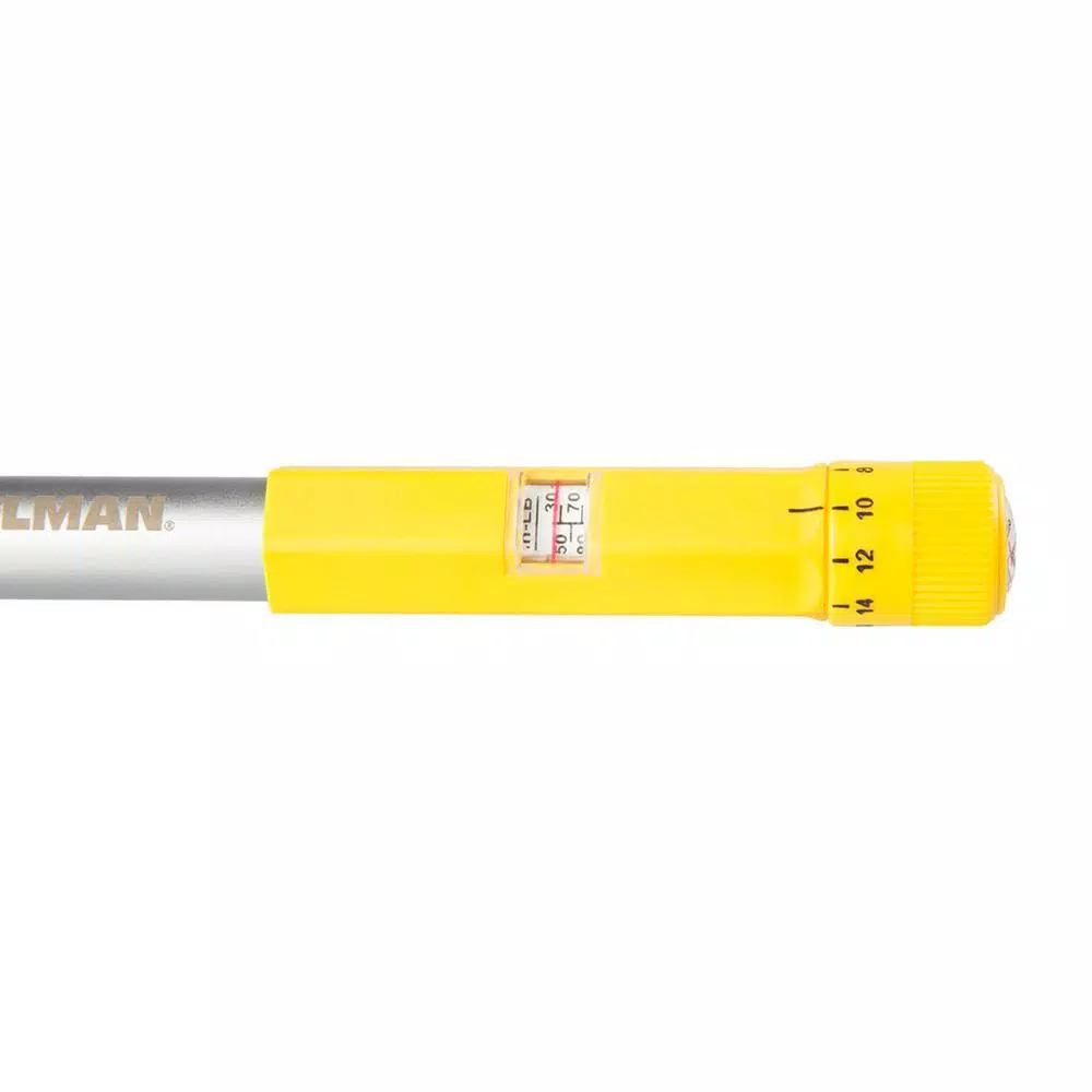 Steelman 1/4 in. Drive Micro-Adjustable TPMS Torque Wrench, 30-150 in./lbs.