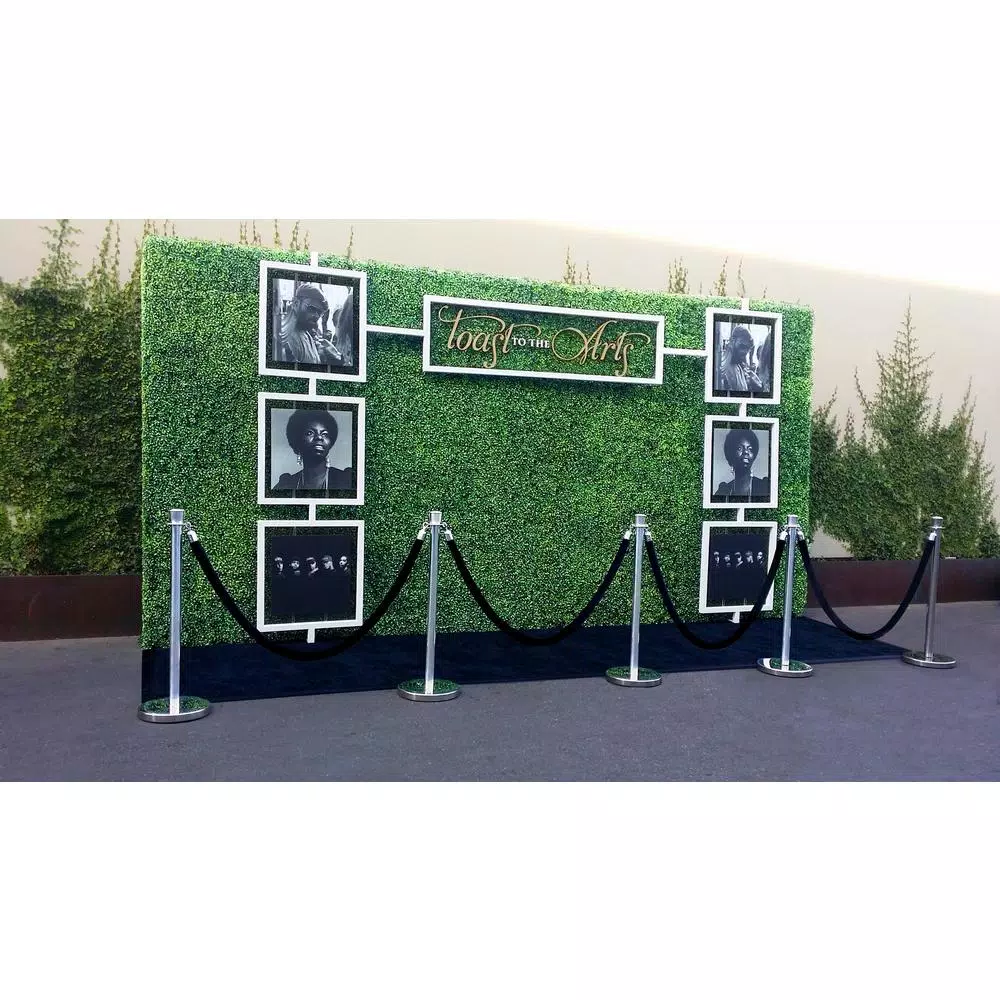 Ejoy Milan Artificial Boxwood Hedge Greenery Panels, 20 in. x 20 in. (6-Piece Set)