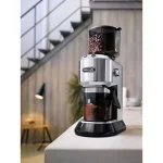 DeLonghi De'Longhi Dedica Stainless Steel Digital Conical Burr Coffee Grinder with 18 Settings thumbnail 7