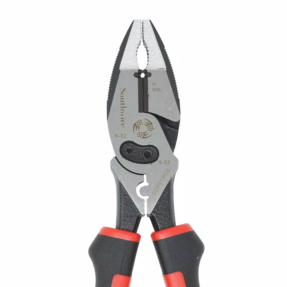 Southwire SCP9TPCB 9 in. Side-Cutting Combination Pliers Multi-Tool