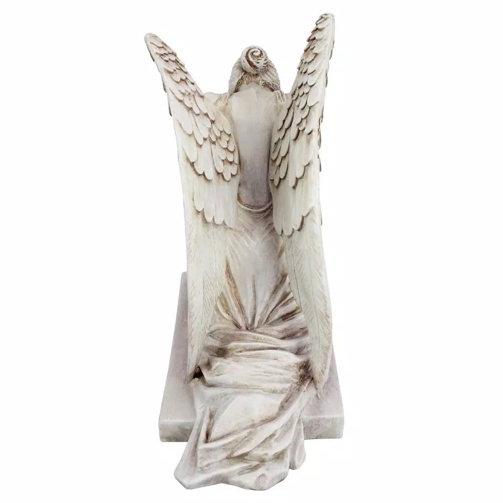 Design Toscano Angel of Grief Monument Desktop Statue, 7.5 in. H