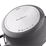 BergHOFF GEM Stay Cool 4.9 qt. Cast Aluminum Nonstick Saute Pan with Glass Lid, Gray thumbnail 2