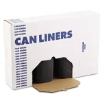 Boardwalk 60 Gal. Black Super-Heavy Grade Can Liners, 1.2 Mil, 100-Count thumbnail 1