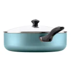 Farberware 6-Quart Nonstick Aluminum Saute Pan with Glass Lid, Aqua thumbnail 6