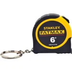 Stanley FATMAX 6 ft. Keychain Pocket Tape Measure, 1/2 in. Width, Metal Blade thumbnail 3