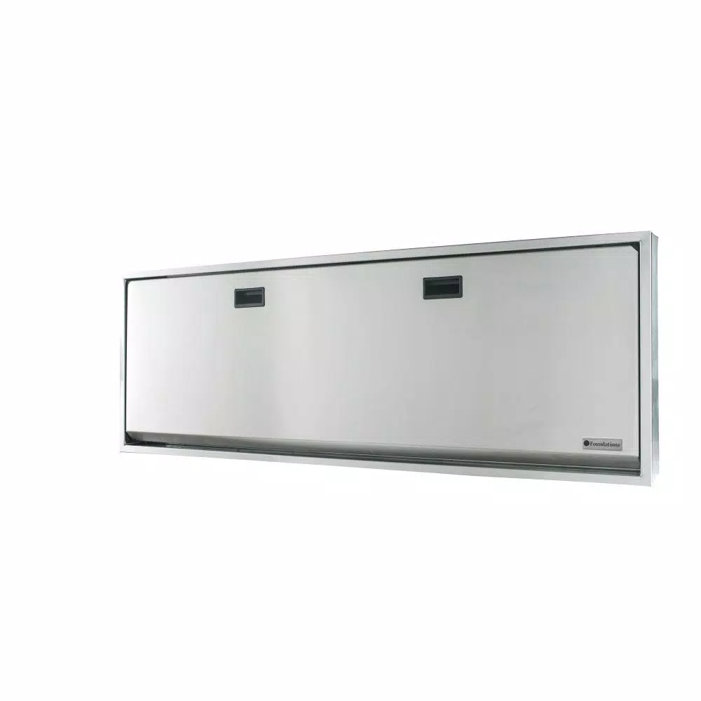 Foundations Stainless Steel Adult Changing Station - Horizontal Recessed ADA Compliant