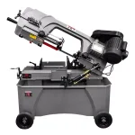 JET HVBS-712 3/4 HP 7 in. x 12 in. Metalworking Horizontal and Vertical Band Saw with Closed Stand thumbnail 1