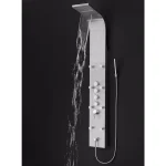 AKDY 65 in. Stainless Steel 8-Jet Rainfall Waterfall Shower Panel System with Handheld Wand thumbnail 7