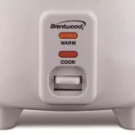 Brentwood 10-Cup White Steam Rice Cooker and Vegetable Steamer, 700W thumbnail 3