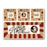 Magnolia Lane Florida State University NCAA Ceramic 4-Section Tailgating Serving Platter thumbnail 1