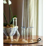 Abigails Gold Oval Metal Serving Tray with Handles, Small thumbnail 2