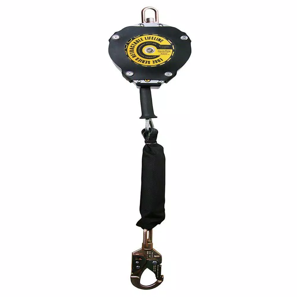 Guardian Fall Protection Edge Series 65 ft. Heavy Duty Self Retracting Lifeline with Shock Pack