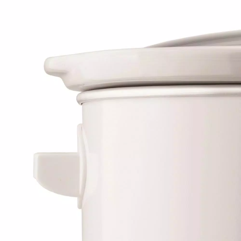 Brentwood Appliances Brentwood 8 Qt. White Slow Cooker with Removable Ceramic Pot and Glass Lid