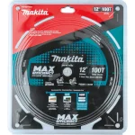 Makita 12 in. 100T Carbide-Tipped Max Efficiency Miter Saw Blade thumbnail 5